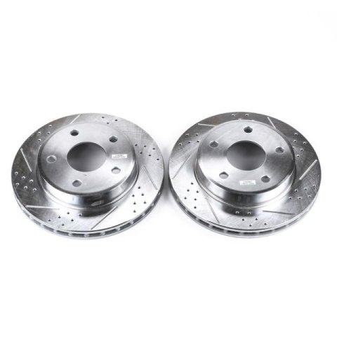Power Stop 05-11 Dodge Dakota Front Evolution Drilled & Slotted Rotors - Pair thumbnail 2
