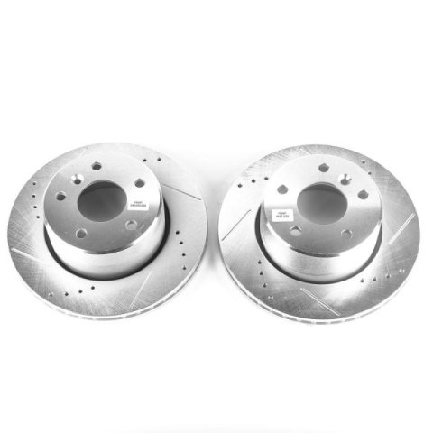 Power Stop 99-04 Land Rover Discovery Front Evolution Drilled & Slotted Rotors - Pair thumbnail 2