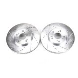 Power Stop 04-08 Acura TL Front Evolution Drilled & Slotted Rotors - Pair thumbnail 2