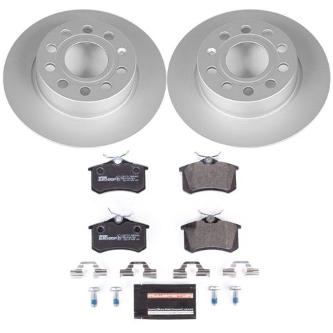 Power Stop 10-13 Audi A3 Rear Euro-Stop Brake Kit thumbnail 1