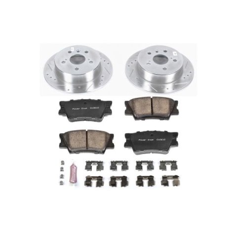 Power Stop 13-18 Lexus ES300h Rear Z23 Evolution Sport Brake Kit thumbnail 1