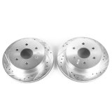 Power Stop 03-05 Chevrolet Express 2500 Rear Evolution Drilled & Slotted Rotors - Pair thumbnail 2