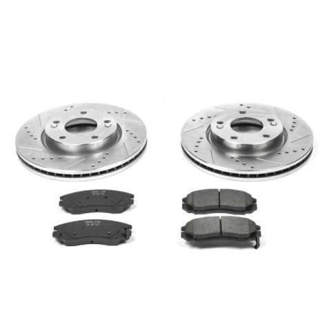 Power Stop 04-06 Hyundai Tiburon Front Z23 Evolution Sport Brake Kit thumbnail 2