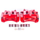 Power Stop 01-06 Mitsubishi Montero Front Red Calipers w/Brackets - Pair thumbnail 1