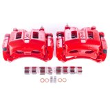 Power Stop 01-06 Mitsubishi Montero Front Red Calipers w/Brackets - Pair thumbnail 2