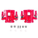 Power Stop 12-14 Chrysler 200 Rear Red Calipers w/Brackets - Pair thumbnail 2