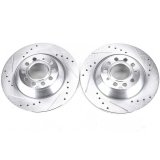 Power Stop 05-11 Audi A6 Rear Evolution Drilled & Slotted Rotors - Pair thumbnail 1