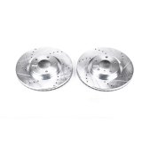 Power Stop 08-12 Infiniti EX35 Front Evolution Drilled & Slotted Rotors - Pair thumbnail 1