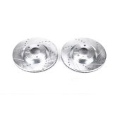 Power Stop 08-12 Infiniti EX35 Front Evolution Drilled & Slotted Rotors - Pair thumbnail 2