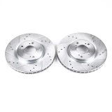 Power Stop 00-09 Honda S2000 Front Evolution Drilled & Slotted Rotors - Pair thumbnail 1