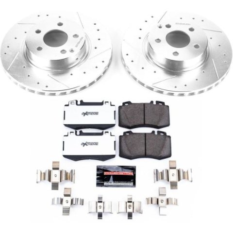 Power Stop 03-06 Mercedes-Benz SL500 Front Z26 Street Warrior Brake Kit thumbnail 1