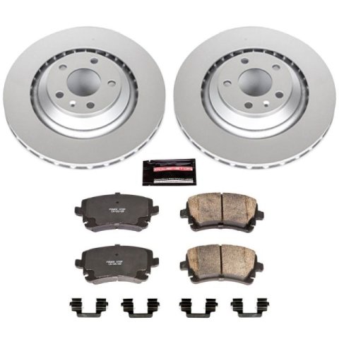 Power Stop 05-11 Audi A6 Quattro Rear Z23 Evolution Sport Coated Brake Kit thumbnail 1
