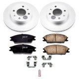 Power Stop 03-05 Hyundai Accent Front Z17 Evolution Geomet Coated Brake Kit thumbnail 1