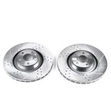 Power Stop 05-11 Audi A6 Quattro Front Evolution Drilled & Slotted Rotors - Pair thumbnail 1