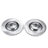 Power Stop 05-11 Audi A6 Quattro Front Evolution Drilled & Slotted Rotors - Pair thumbnail 2