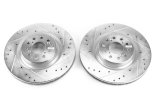 Power Stop 17-18 Honda Civic Front Evolution Drilled & Slotted Rotors - Pair thumbnail 2