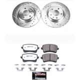 Power Stop 09-16 Audi A4 Rear Z26 Street Warrior Brake Kit thumbnail 1