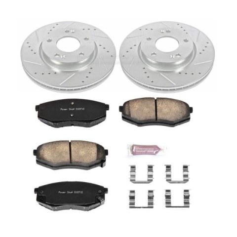 Power Stop 10-12 Hyundai Tucson Front Z23 Evolution Sport Brake Kit thumbnail 1