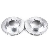 Power Stop 01-07 Toyota Sequoia Front Evolution Drilled & Slotted Rotors - Pair thumbnail 1
