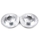 Power Stop 01-07 Toyota Sequoia Front Evolution Drilled & Slotted Rotors - Pair thumbnail 2