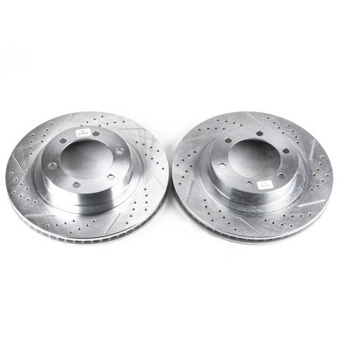 Power Stop 03-09 Lexus GX470 Front Evolution Drilled & Slotted Rotors - Pair thumbnail 1
