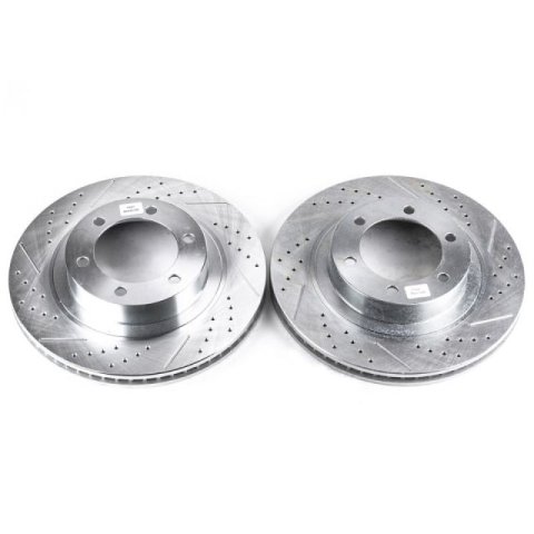 Power Stop 03-09 Lexus GX470 Front Evolution Drilled & Slotted Rotors - Pair thumbnail 2