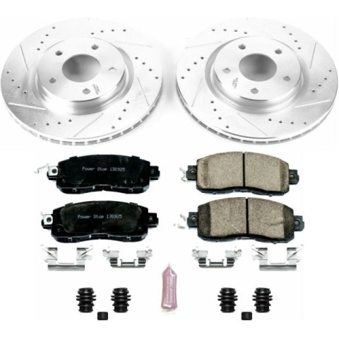 Power Stop 14-17 Nissan Leaf Front Z23 Evolution Sport Brake Kit thumbnail 1