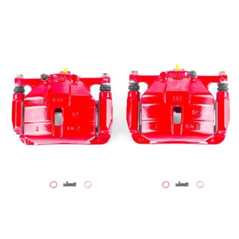 Power Stop 08-13 Nissan Rogue Front Red Calipers w/Brackets - Pair thumbnail 2