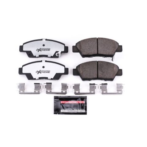 Power Stop 11-15 Honda CR-Z Front Z26 Extreme Street Brake Pads w/Hardware thumbnail 2
