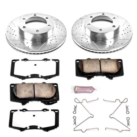Power Stop 01-07 Toyota Sequoia Front Z36 Truck & Tow Brake Kit thumbnail 1
