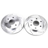 Power Stop 02-06 Cadillac Escalade Front Evolution Drilled & Slotted Rotors - Pair thumbnail 1