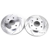 Power Stop 02-06 Cadillac Escalade Front Evolution Drilled & Slotted Rotors - Pair thumbnail 2