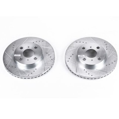Power Stop 04-06 Scion xA Front Evolution Drilled & Slotted Rotors - Pair thumbnail 2