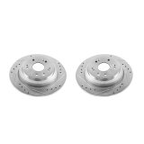 Power Stop 10-11 Honda Accord Crosstour Rear Evolution Drilled & Slotted Rotors - Pair thumbnail 2
