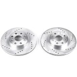 Power Stop 00-05 Toyota MR2 Spyder Rear Evolution Drilled & Slotted Rotors - Pair thumbnail 4