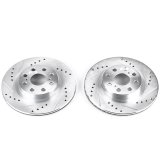 Power Stop 00-05 Toyota MR2 Spyder Rear Evolution Drilled & Slotted Rotors - Pair thumbnail 6