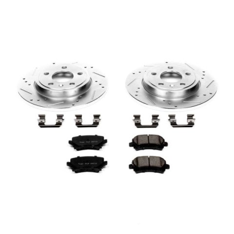 Power Stop 05-09 Audi A4 Rear Z23 Evolution Sport Brake Kit thumbnail 1