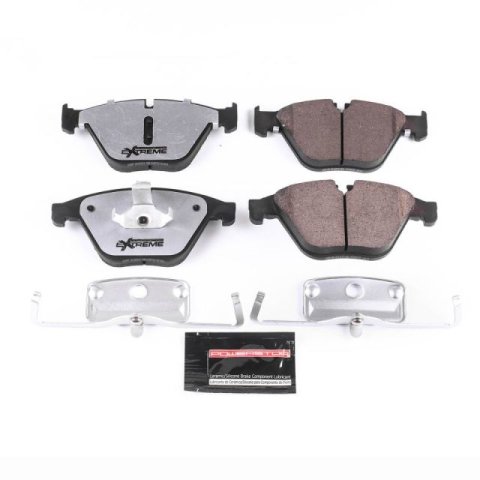 Power Stop 14-16 BMW 528i Front Z26 Extreme Street Brake Pads w/Hardware thumbnail 1