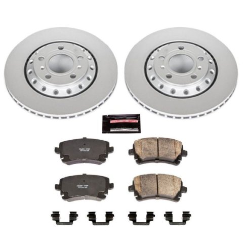 Power Stop 03-10 Audi A8 Quattro Rear Z23 Evolution Sport Coated Brake Kit thumbnail 1