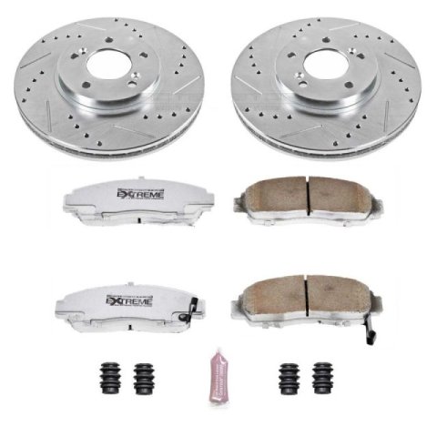 Power Stop 99-04 Acura RL Front Z26 Street Warrior Brake Kit thumbnail 1