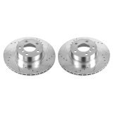 Power Stop 11-17 BMW X3 Rear Evolution Drilled & Slotted Rotors - Pair thumbnail 1