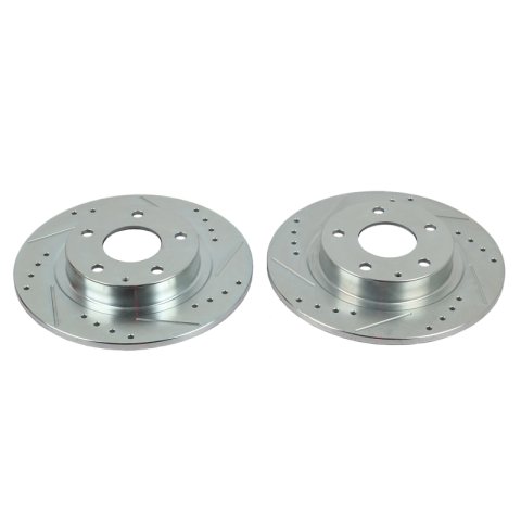 Power Stop 14-18 Mazda 6 Rear Evolution Drilled & Slotted Rotors - Pair thumbnail 1