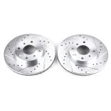 Power Stop 99-02 Infiniti G20 Front Evolution Drilled & Slotted Rotors - Pair thumbnail 1