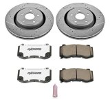 Power Stop 06-10 Jeep Grand Cherokee Front Z26 Street Warrior Brake Kit thumbnail 1