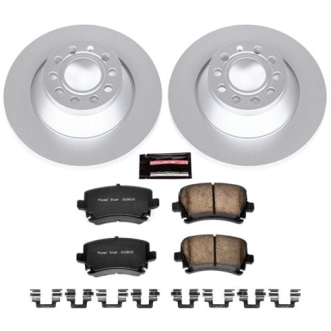Power Stop 05-11 Audi A6 Rear Z23 Evolution Sport Coated Brake Kit thumbnail 1