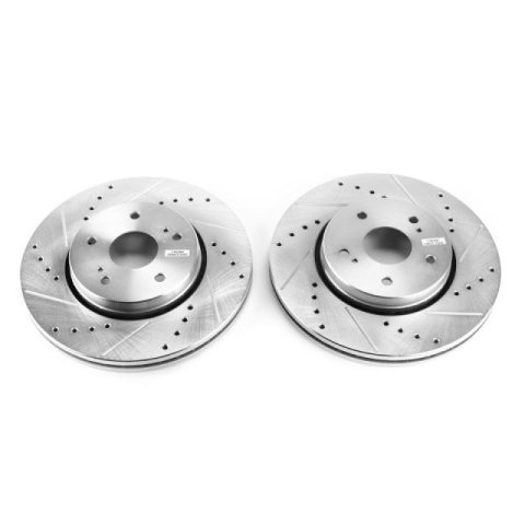 Power Stop 10-13 Suzuki Kizashi Front Evolution Drilled & Slotted Rotors - Pair thumbnail 1