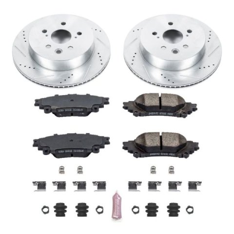 Power Stop 14-15 Lexus IS250 Rear Z23 Evolution Sport Brake Kit thumbnail 1