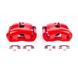 Power Stop 09-12 Mercedes-Benz C300 Front Red Calipers w/Brackets - Pair thumbnail 1