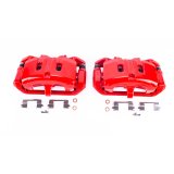 Power Stop 15-17 Ford Mustang Front Red Calipers w/Brackets - Pair thumbnail 1