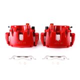 Power Stop 11-17 Dodge Durango Front Red Calipers w/Brackets - Pair thumbnail 1
